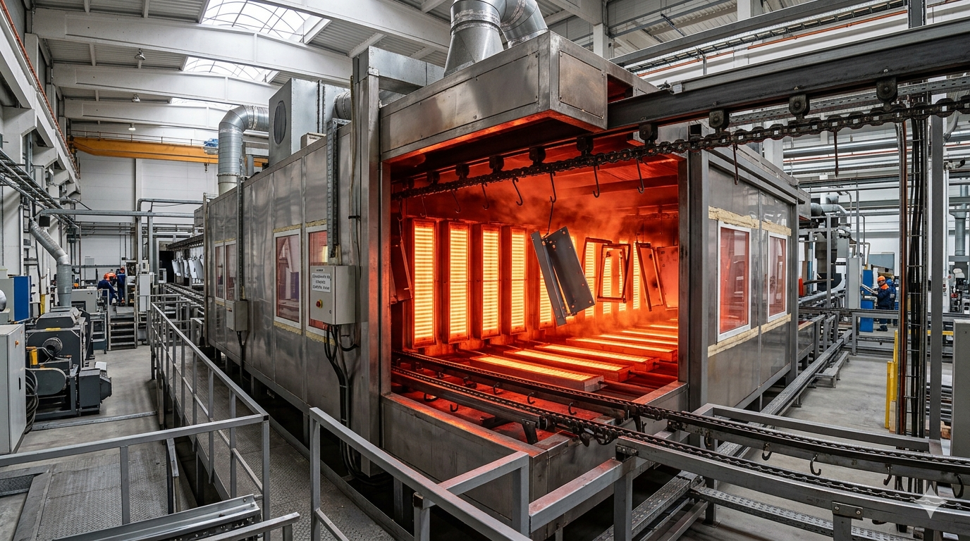 High Temperature Infrared Gas Burners for Powder Coating And Paint Drying in Russia: Boost Efficiency & Quality