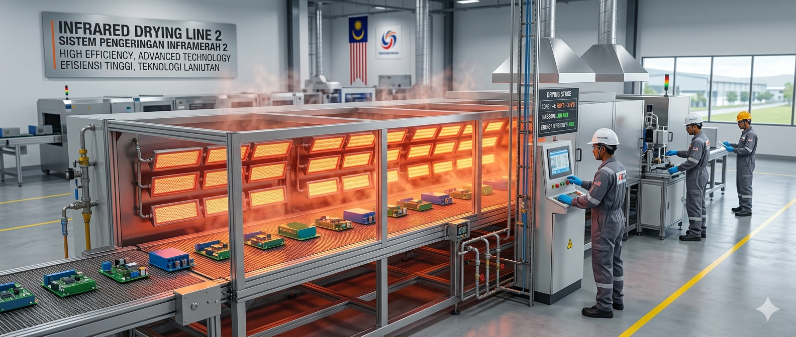 Energy Efficient Industrial Infrared Burners in Malaysia: Manufacturing and Industries