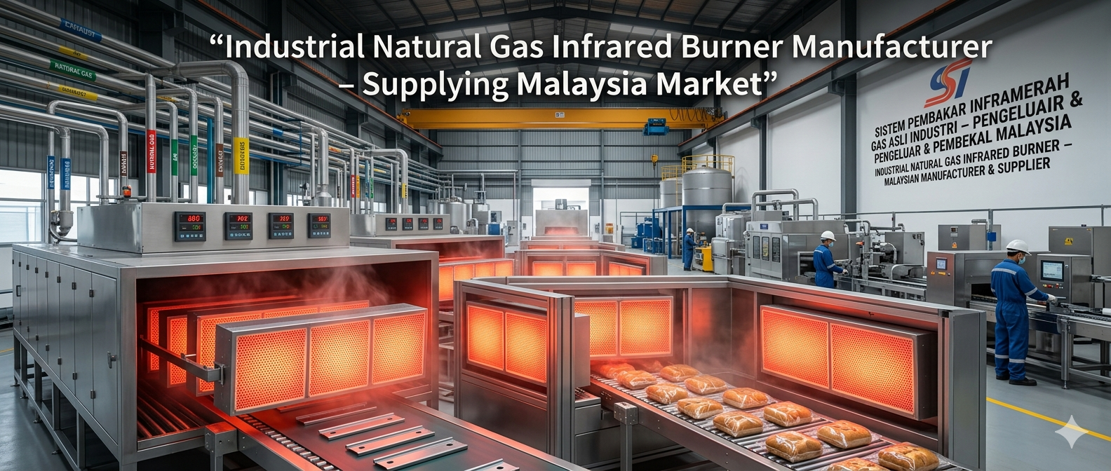 Industrial Natural Gas Infrared Burner Manufacturer Supplying Malaysia Market: Leading Innovation & Quality