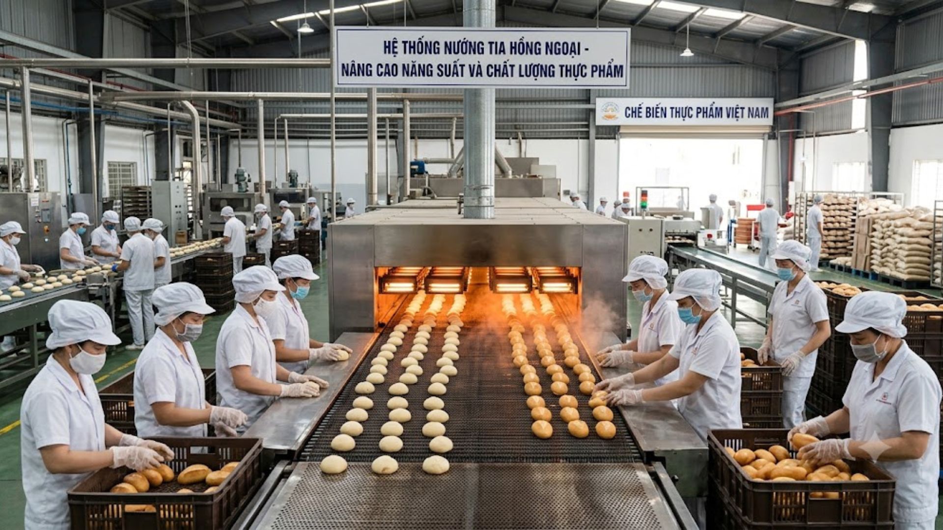 Infrared Burners for Food Processing Plants in Vietnam