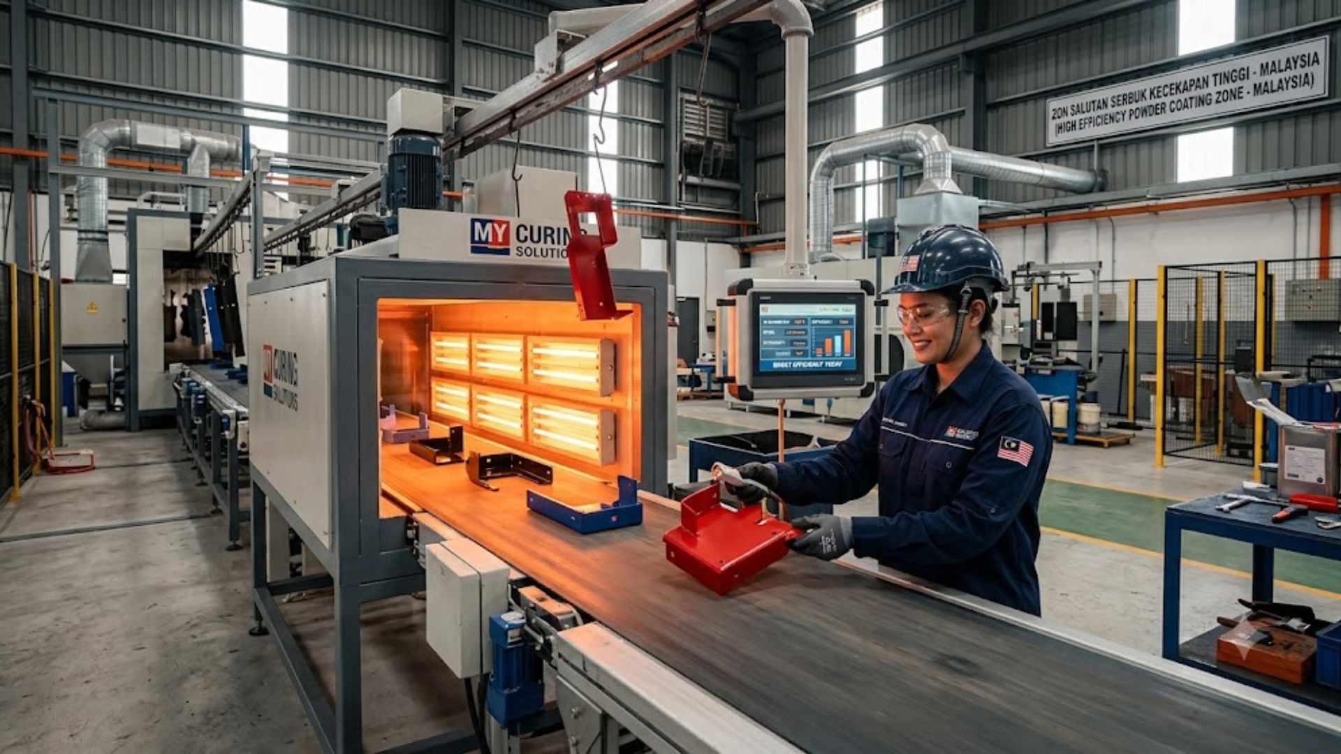 Infrared Burners for Powder Coating Lines in Malaysia: Boost Efficiency Today
